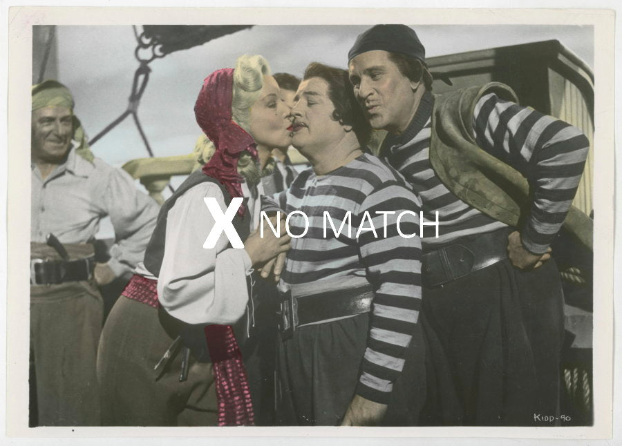 Abbott and Costello film collectible photograph from 1952