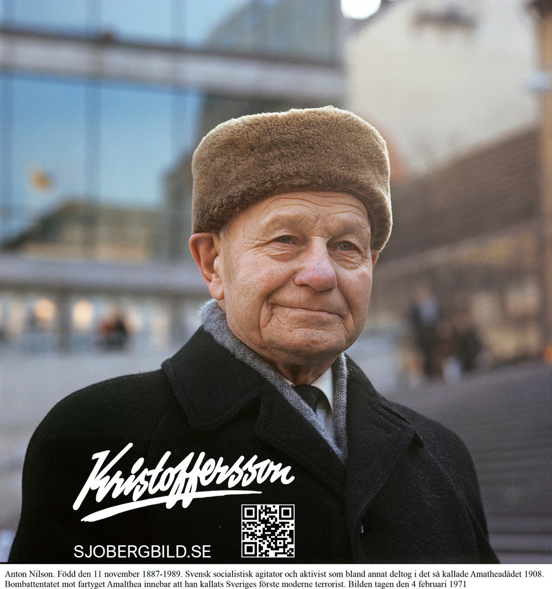 Sveriges förste moderne terrorist - Anton Nilson Amaltheamannen