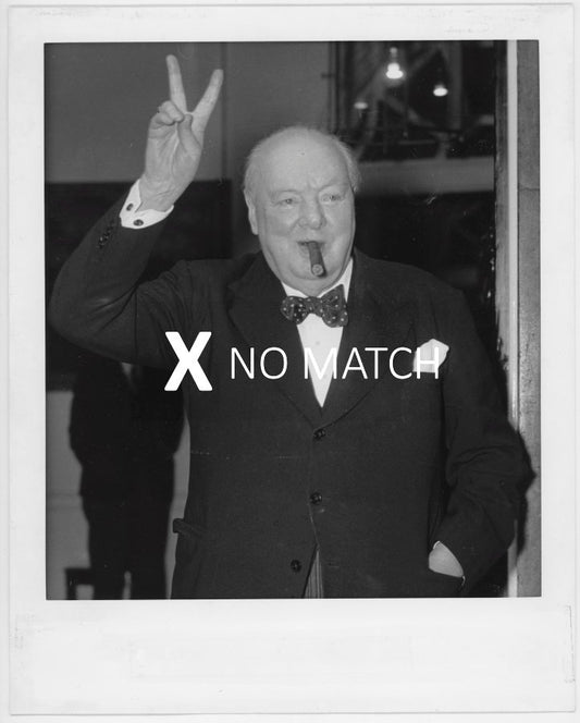 Winston Churchill collectible photograph