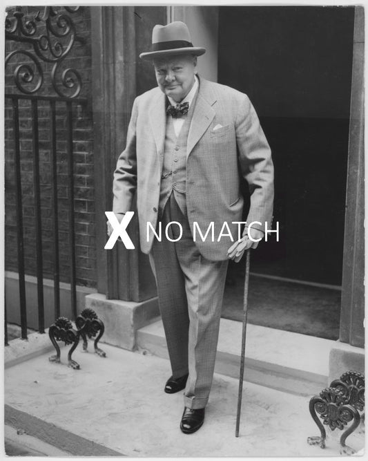 Winston Churchill vintage collectible photograph