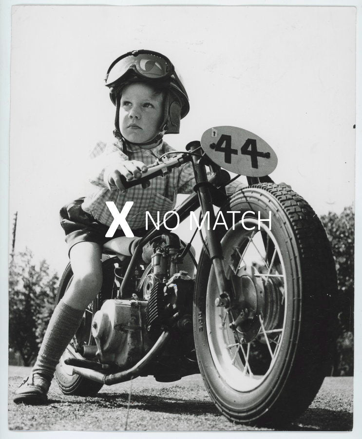 Motorcycle vintage collectible photograph