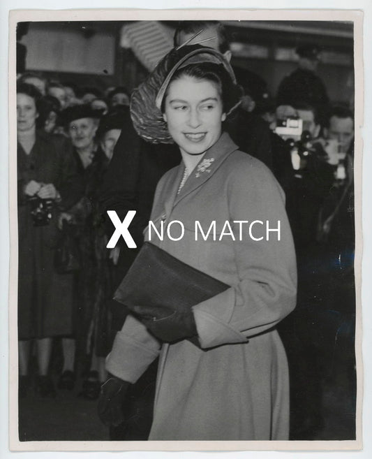 Elizabeth II vintage collectible photograph