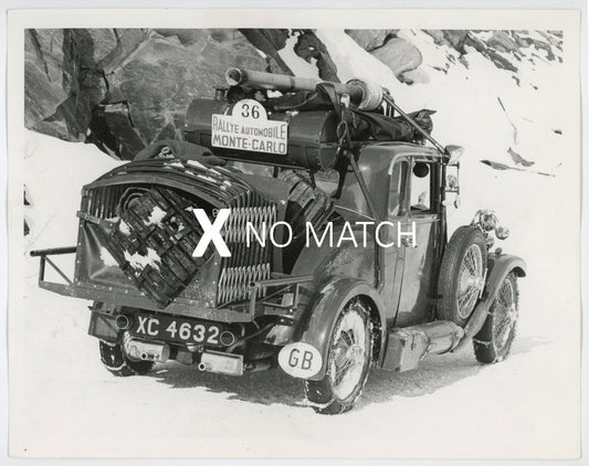 Monte Carlo Rally vintage photograph