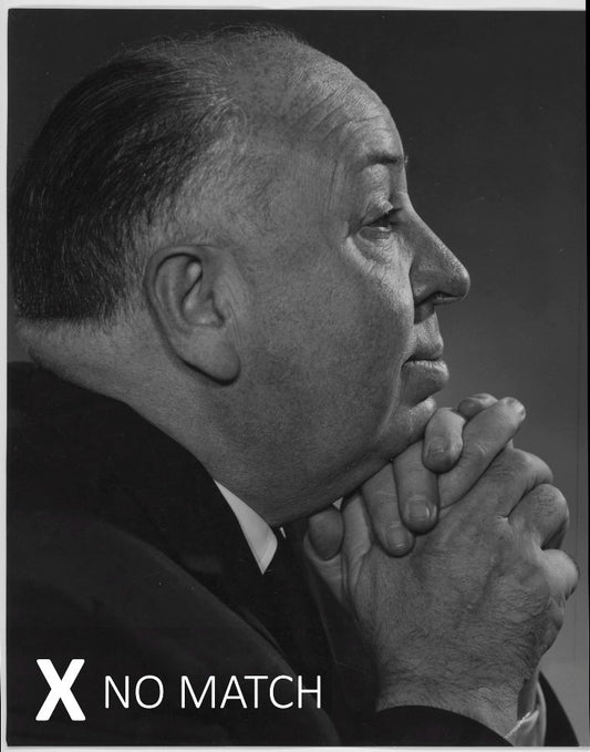 Alfred Hitchcock vintage photograph