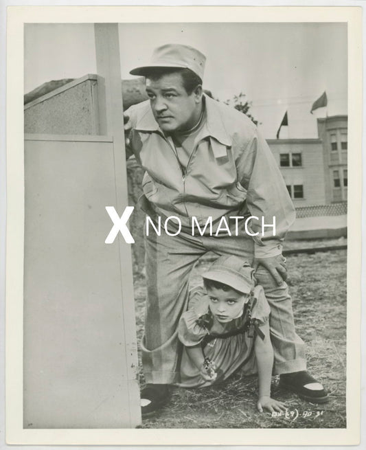 Abbott and Costello vintage film collectible photograph from 1956