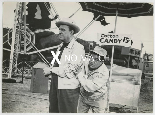 Abbott and Costello vintage film collectible photograph from 1956