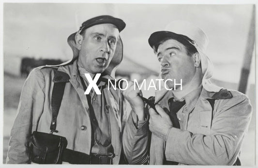 Abbott and Costello vintage film collectible photograph from 1950