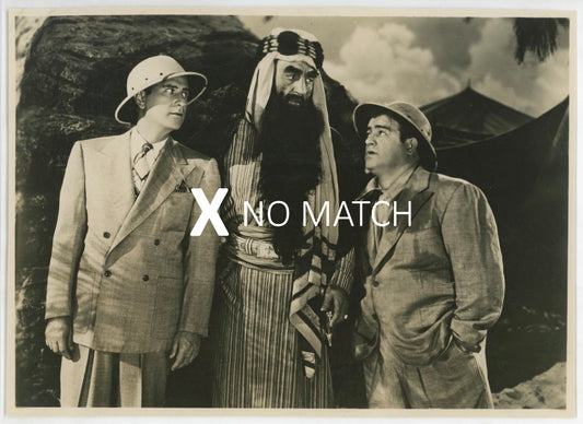 Abbott and Costello film vintage photograph