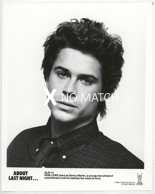 Rob Lowe vintage film collectible photograph