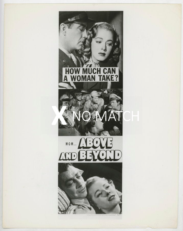 Above and beyond 1952 vintage film collectible photograph