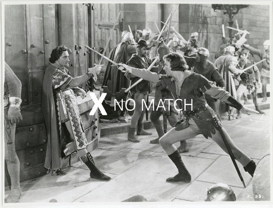 Errol Flynn as Robin Hood vintage photograph